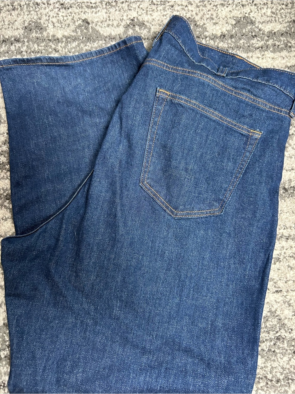 Old Navy Men’s Bootcut Jeans - Deep Blue Denim
